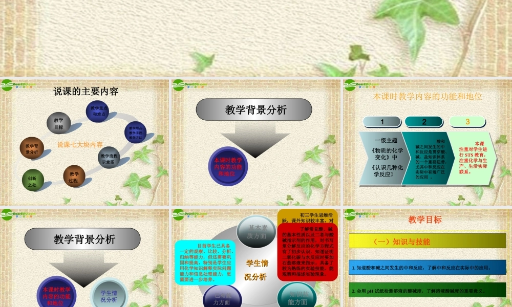 九年级化学下册 酸碱之间会发生什么反应课件 人教新课标版 课件