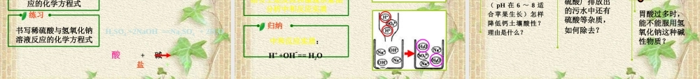 九年级化学下册 酸碱之间会发生什么反应课件 人教新课标版 课件