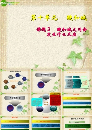 九年级化学下册 酸碱之间会发生什么反应课件 人教新课标版 课件