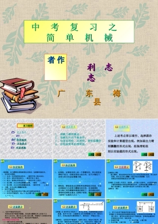 中考物理复习 简单机械课件