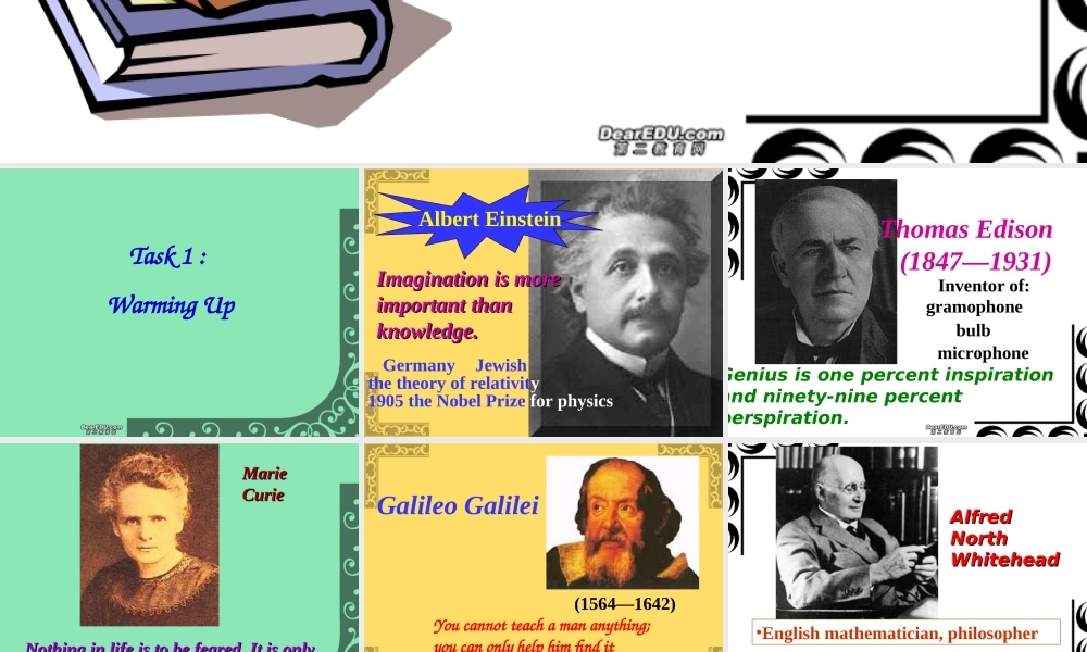 Unit1 Making a difference period一 人教版 课件