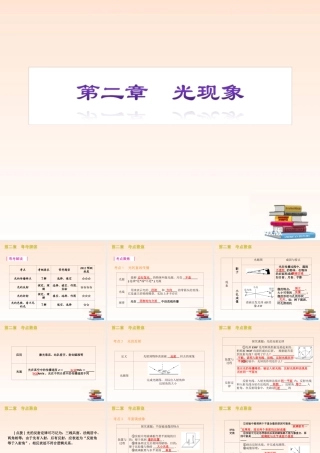 中考物理 光现象复习专题课件