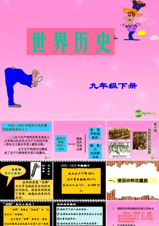 九年级历史下册 欧亚战争策源地的形成课件 人教新课标版 课件