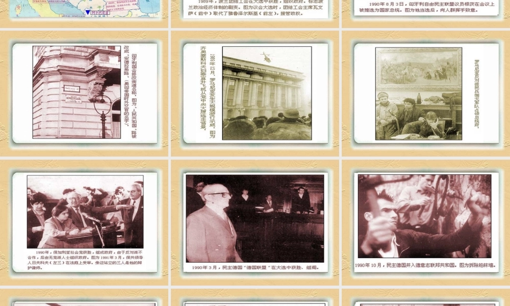 九年级历史下册 716(世界政治格局的多极化趋势)课件 鲁教版 课件