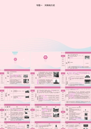 (河南专用)版中考历史 专题过关一 地方史课件