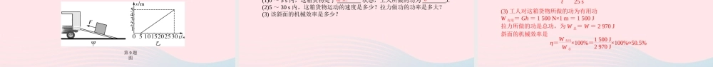 中考物理一轮复习 基础考点一遍过 第十一章 简单机械和功 命题点3 机械效率课件
