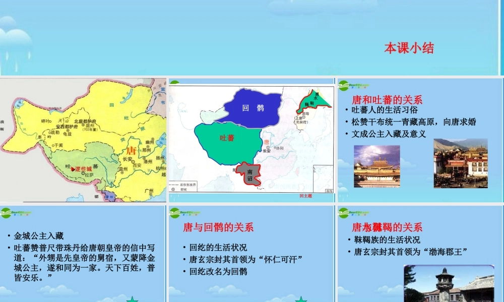 七年级历史下册 和同为一家课件 北师大版 课件