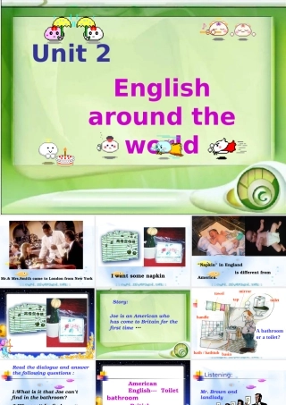 Unit2 English Around the world 人教新课标必修1Unit2 English Around the world.rar 上学期 课件