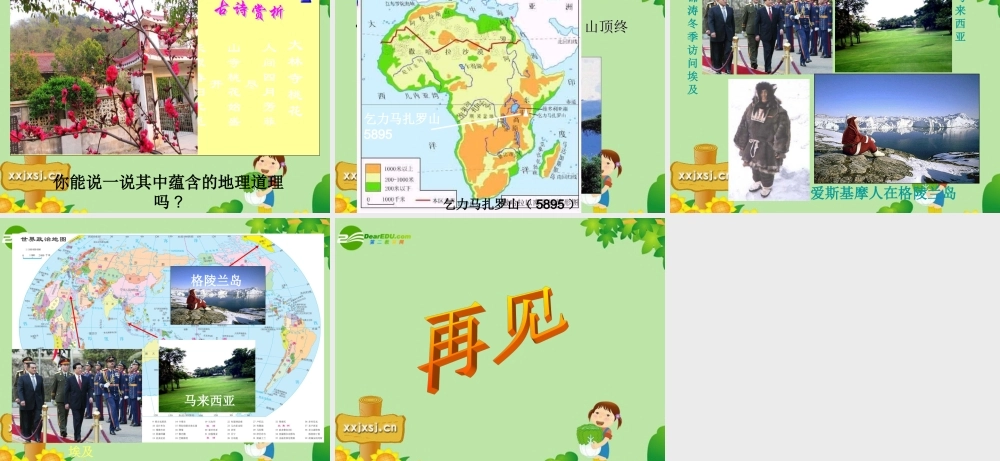 七年级地理上册 (气温的分布)课件课件 人教版 课件