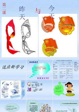 七年级政治上册 (昨天与今天)课件1 教科版 课件