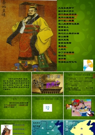 七年级历史上册 第13课 秦帝国的兴亡课件 北师大版 课件