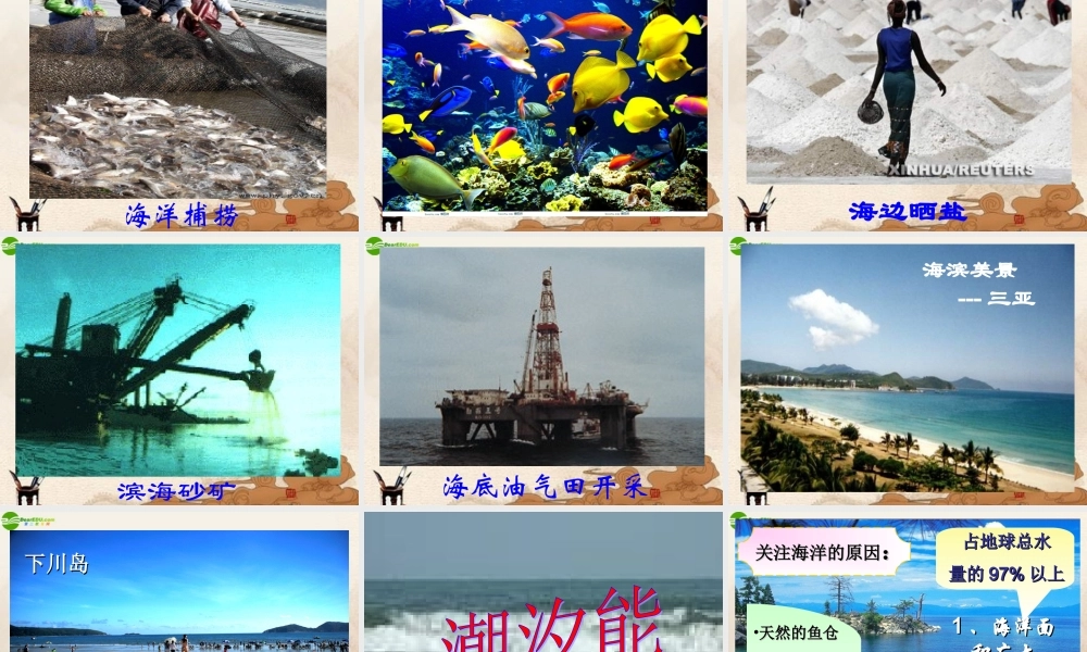 七年级地理上册(人类与海洋)课件 粤教版 课件