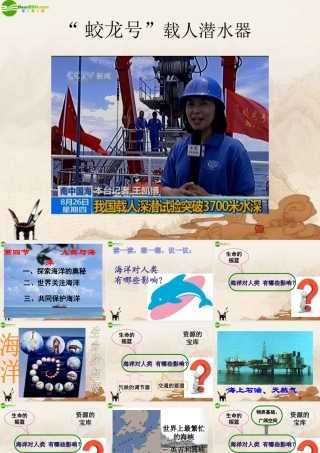 七年级地理上册(人类与海洋)课件 粤教版 课件