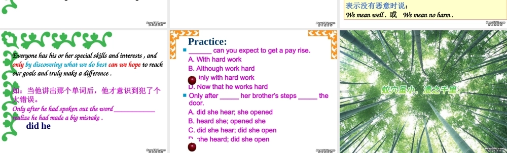Unit1 Making a difference Integrating skills五 人教版 课件