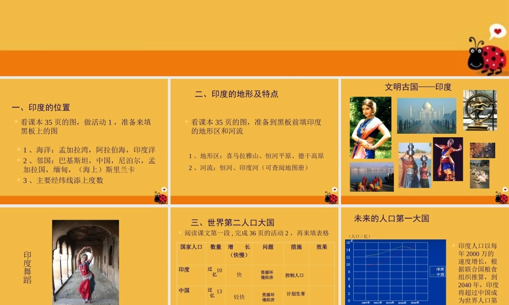 七年级地理下册 第七章第三节印度课件 人教新课标版 课件