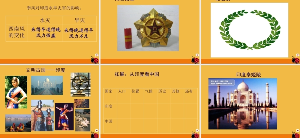 七年级地理下册 第七章第三节印度课件 人教新课标版 课件