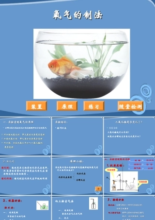 九年级化学 课题3 制取氧气课件  人教新课标版 课件