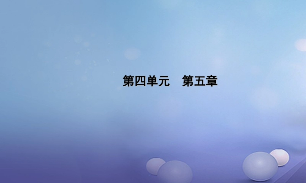 中考生物一轮复习 第四单元 第五章 人体内废物的排出课件 新人教版 课件