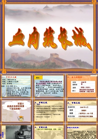 七年级历史下：第16课(血肉筑长城)课件(人教新课标) 课件
