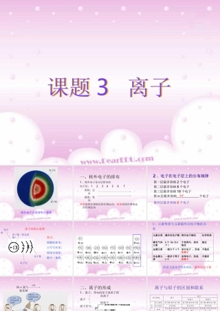 九年级化学离子课件三 新课标 人教版 课件