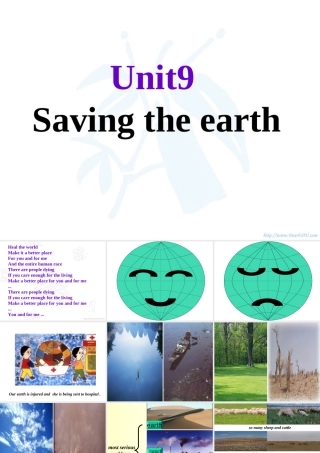 unit9 Saving the earth reading 人教版 课件