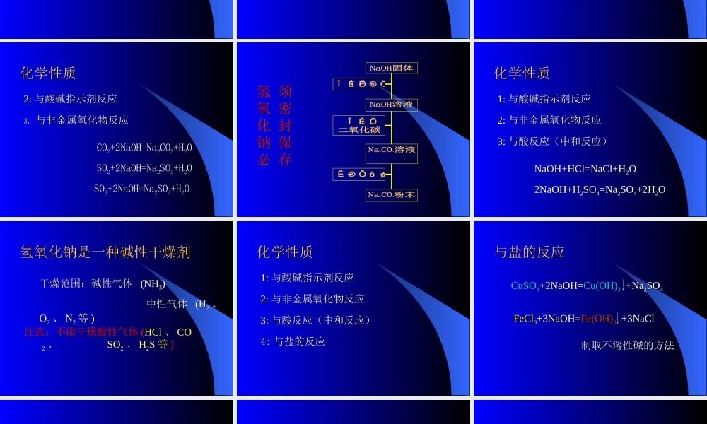 九年级化学氢氧化钠ppt 课件