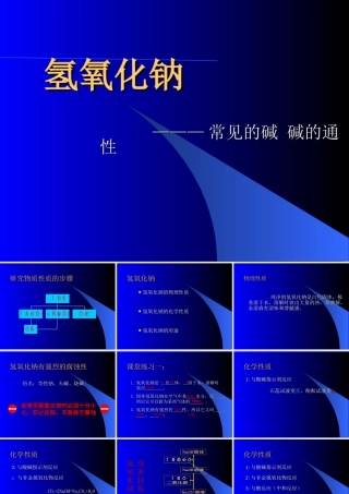 九年级化学氢氧化钠ppt 课件