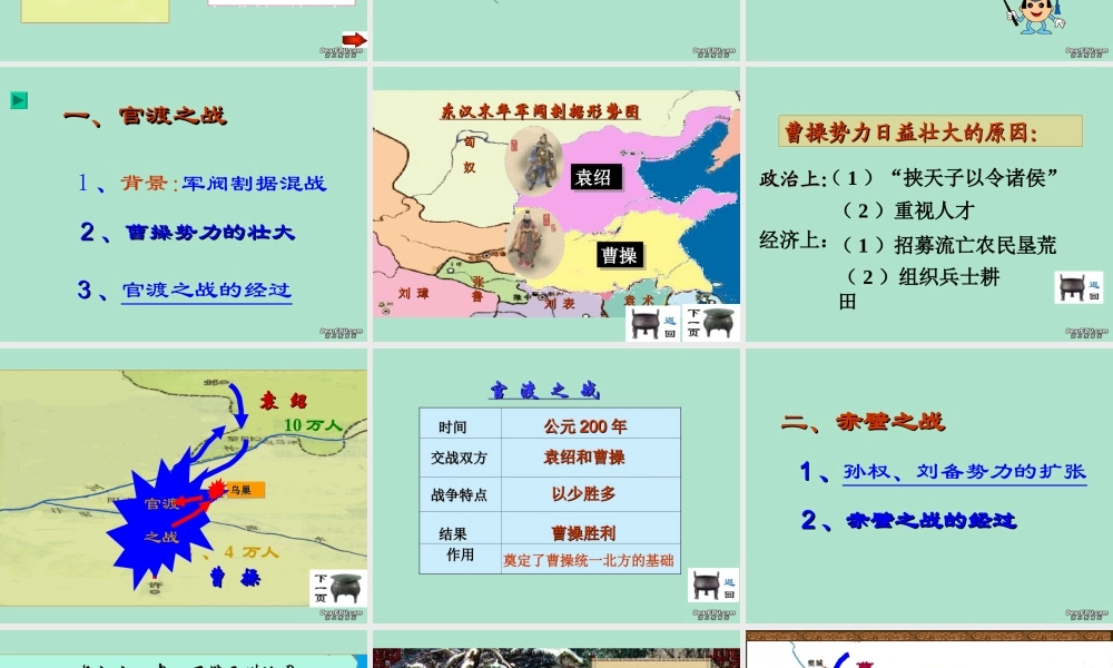 七年级历史第18课三国鼎立课件1 人教版 课件