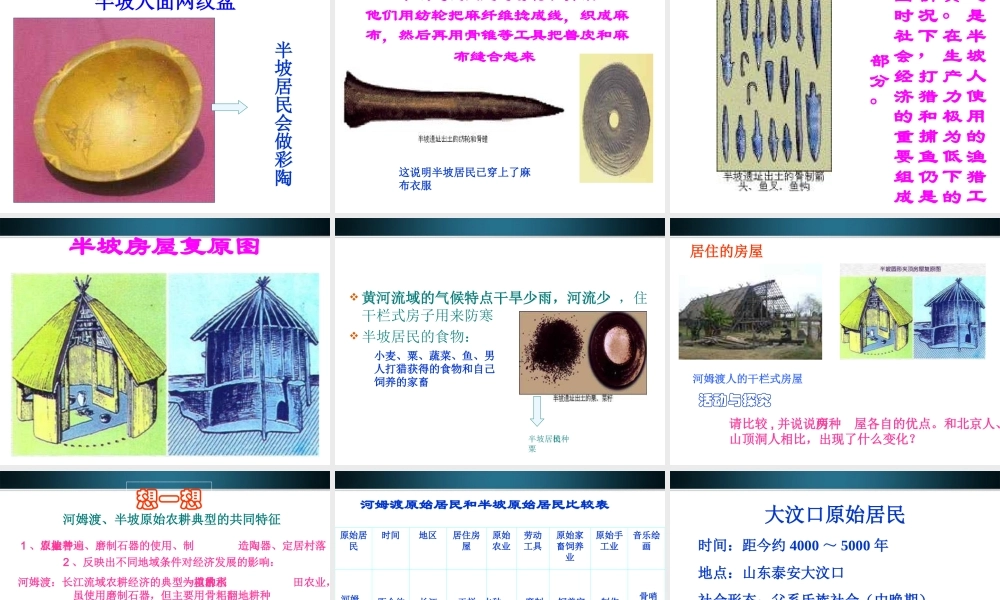 七年级历史上册 第二课原始农耕的生活课件 人教新课标版 课件