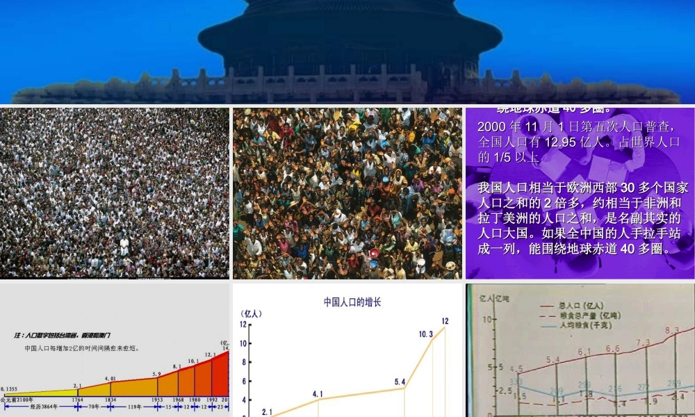七年级地理众多的人口课件2 鲁教版 课件