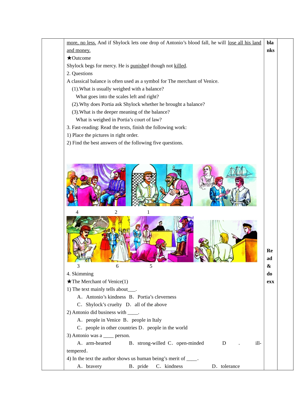 Unit 19 The Merchant of Venice总复习重点句及词组考查 高二英语第19单元课件及单元课文学习与讲解The Merchant of Venice课件 高二英语第19单元课件及单元课文学习与讲解The Merchant of Venice课件_第2页