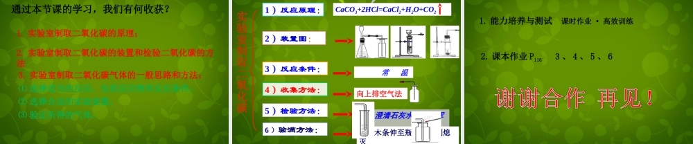 九年级化学上册 第六单元 课题2 二氧化碳制取的研究课件3 (新版)新人教版 课件