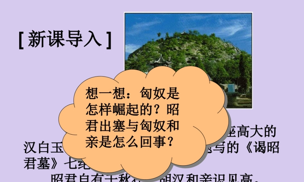七年级历史上册第14课匈奴的兴起及与汉朝的和战课件 新课标 人教版 课件