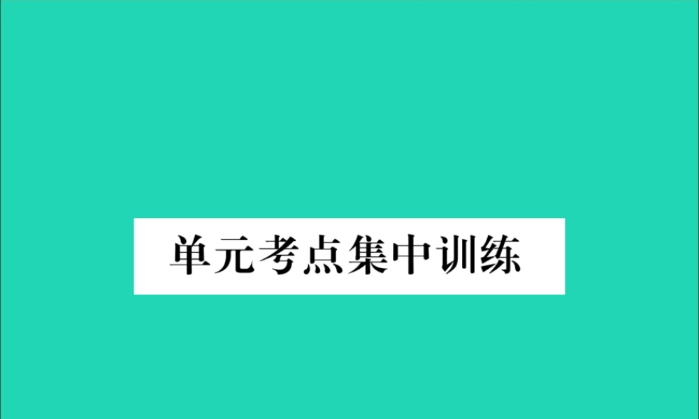 (毕节专版)秋八年级英语上册 Unit 5 Do you want to watch a game show考点集中训练作业课件 (新版)人教新目标版 课件