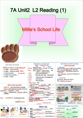 7A Unit2  L2 Reading (1)苏教版 课件