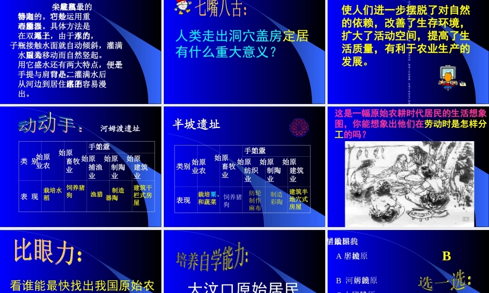 七年级历史第2课原始的农耕生活课件 新课标 人教版 课件