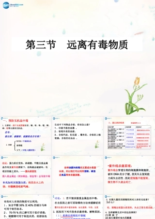 九年级化学下册 103 远离有毒物质课件 (新版)鲁教版 课件