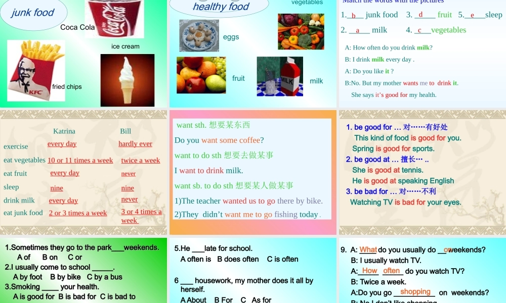 Grade 8 Unit 1 八年级上学期课件