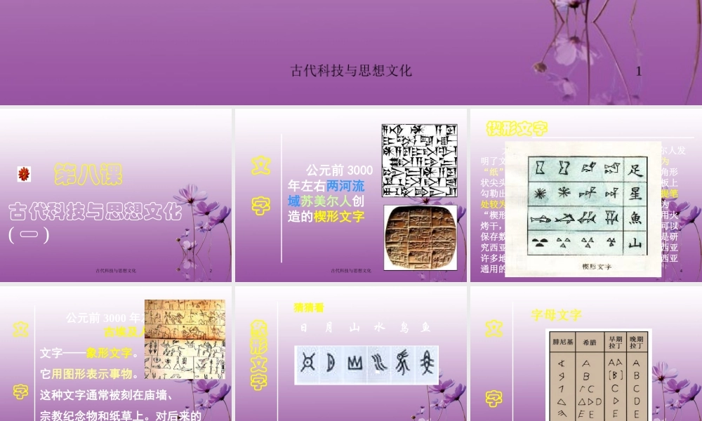 九年级历史上册 38(古代科技与思想文化 一))课件 人教新课标版 课件