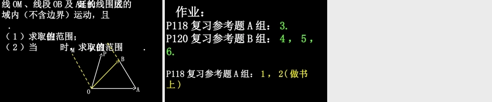 0612高一数学(平面向量单元复习1) 高一数学全套课件 必修四