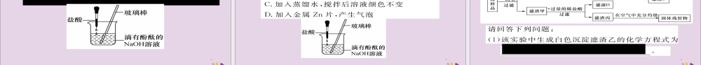 (遵义专版)中考化学总复习(升学)统一考试模拟(一)课件