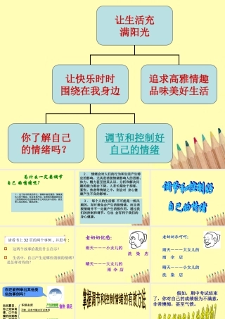 七年级政治下册 13.2(调节和控制好自己的情绪 )课件 鲁教版 课件