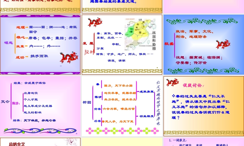 3[1]11(过秦论)课件4(新人教必修3)