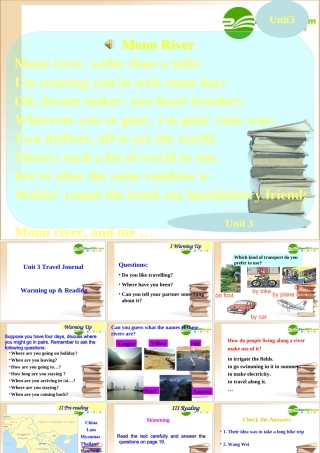 Travel Journal 高一英语unit 3(Travel Journal)课件(2套)新人教版必修1