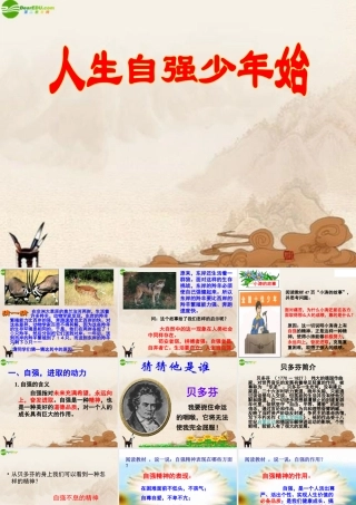 七年级政治下册 第四课人生当自强课件 人教新课标版 课件