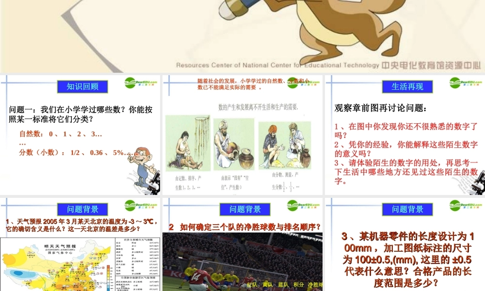 七年级数学上册 1.1 正数和负数课件(2) 人教新课标 课件