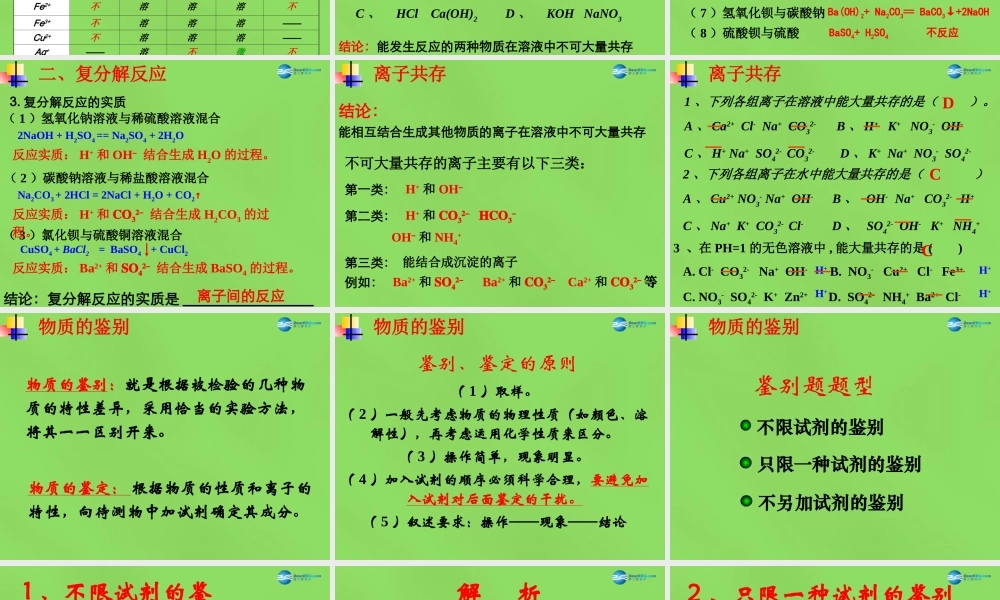 九年级化学下册 第十一单元 课题1 生活中常见的盐课件1 新人教版 课件