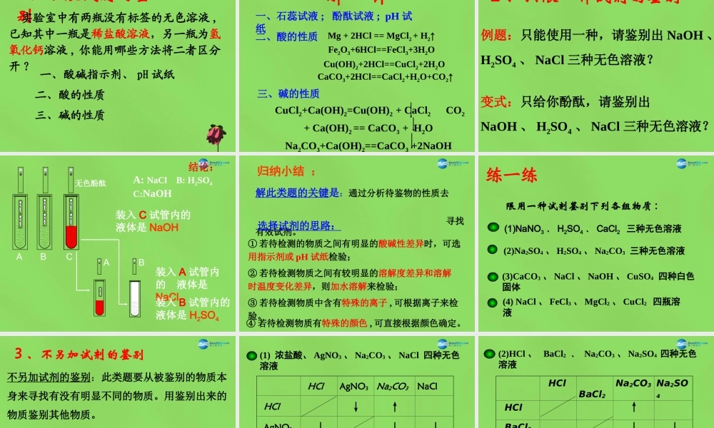九年级化学下册 第十一单元 课题1 生活中常见的盐课件1 新人教版 课件