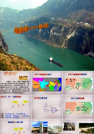 七年级历史与社会下册 第五单元 第2课 第1框(母亲河—长江)课件 人教版 课件