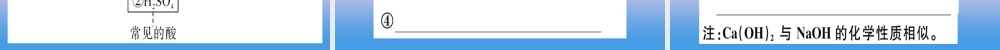 九年级化学下册 第十单元 酸和碱 化学方程式梳理习题课件 新人教版 课件